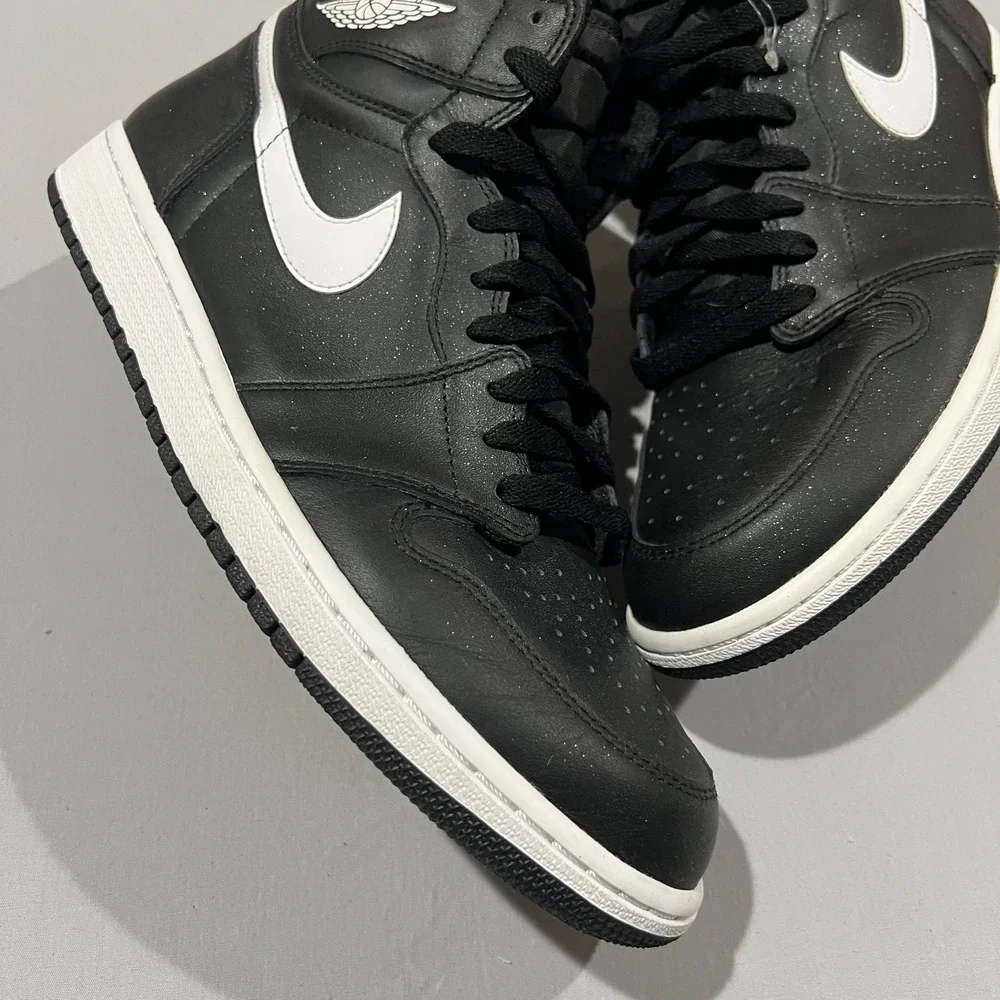 Nike Air Jordan 1 Retro Yin Yang 555088-011 Black White Mens Sneakers Size 11